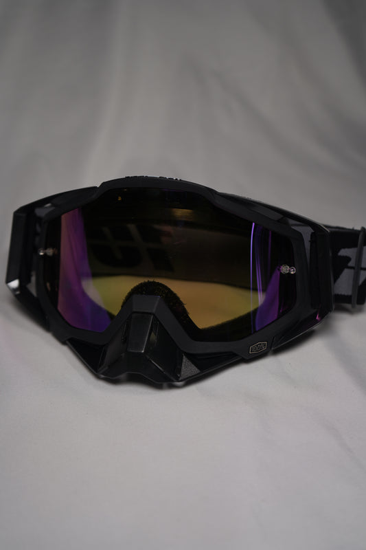 100% Black Off-Road Goggles