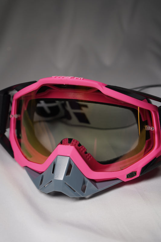 100% Pink Off-Road Goggles