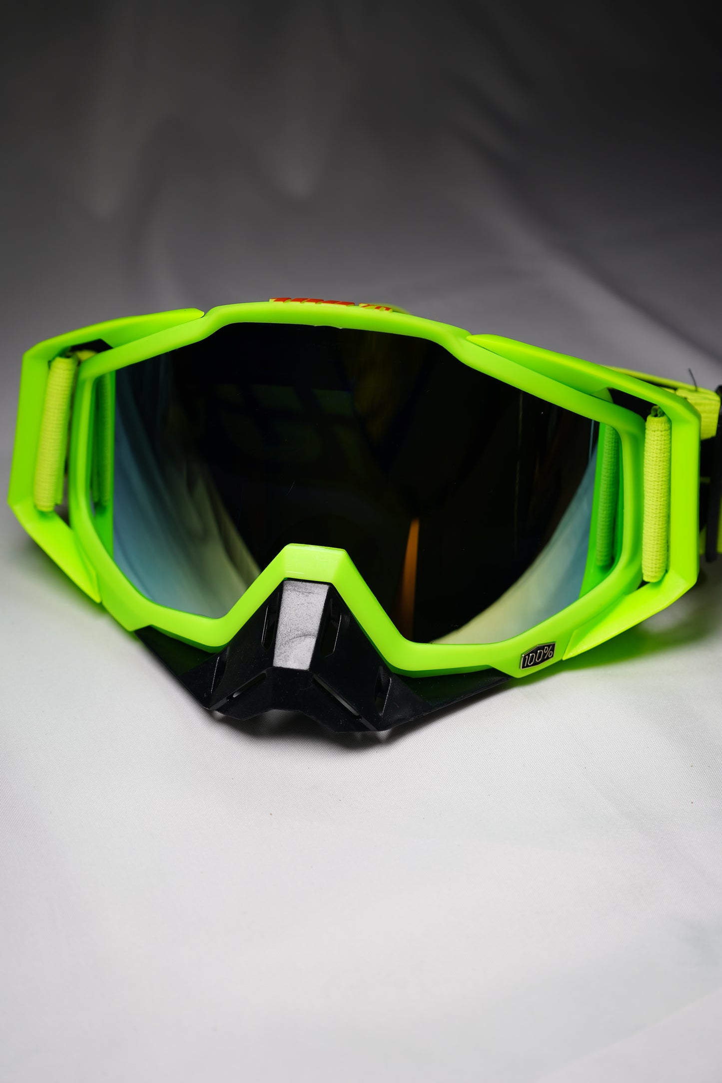100% Green Off-Road Goggles