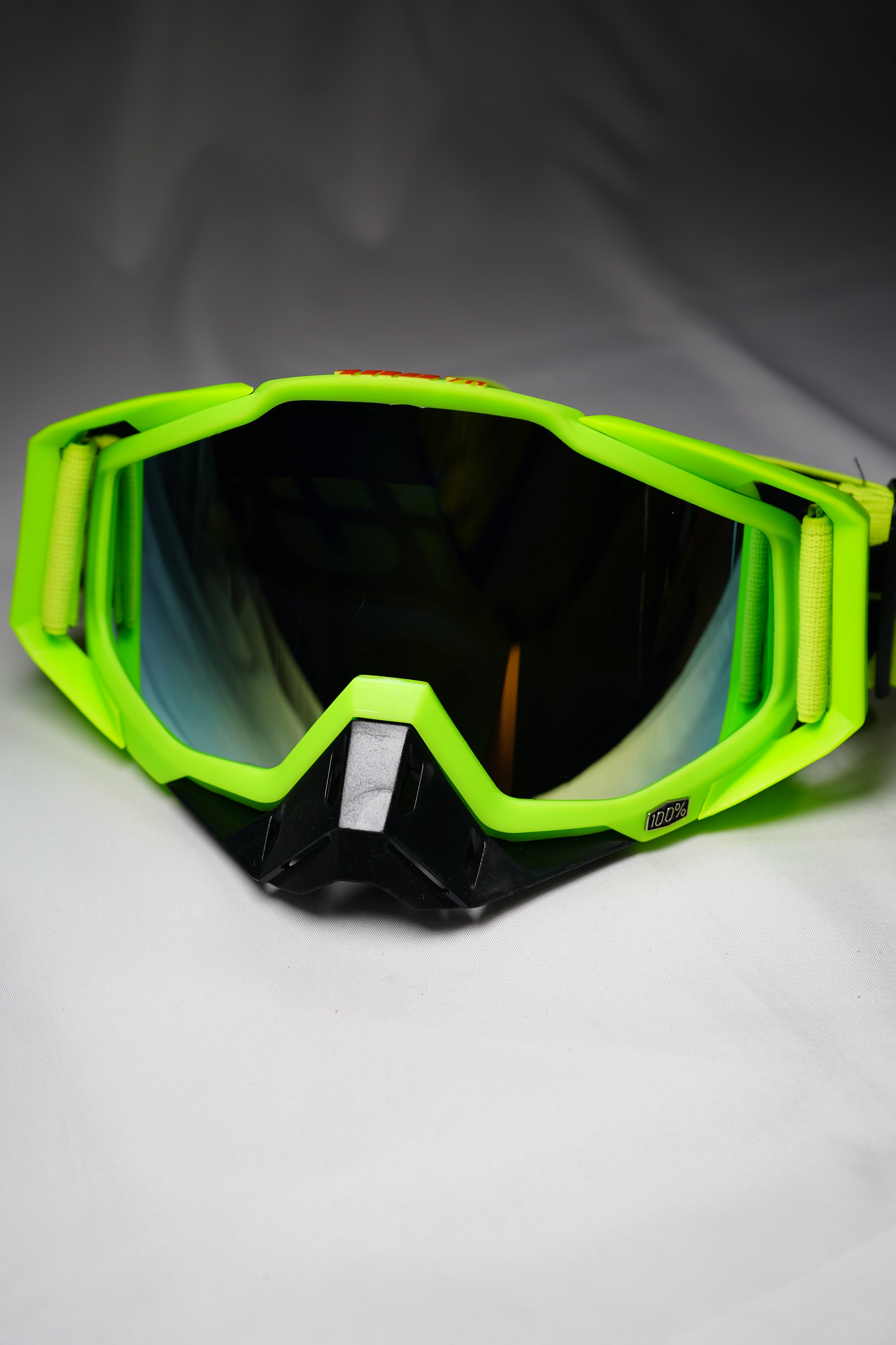 100% Green Off-Road Goggles
